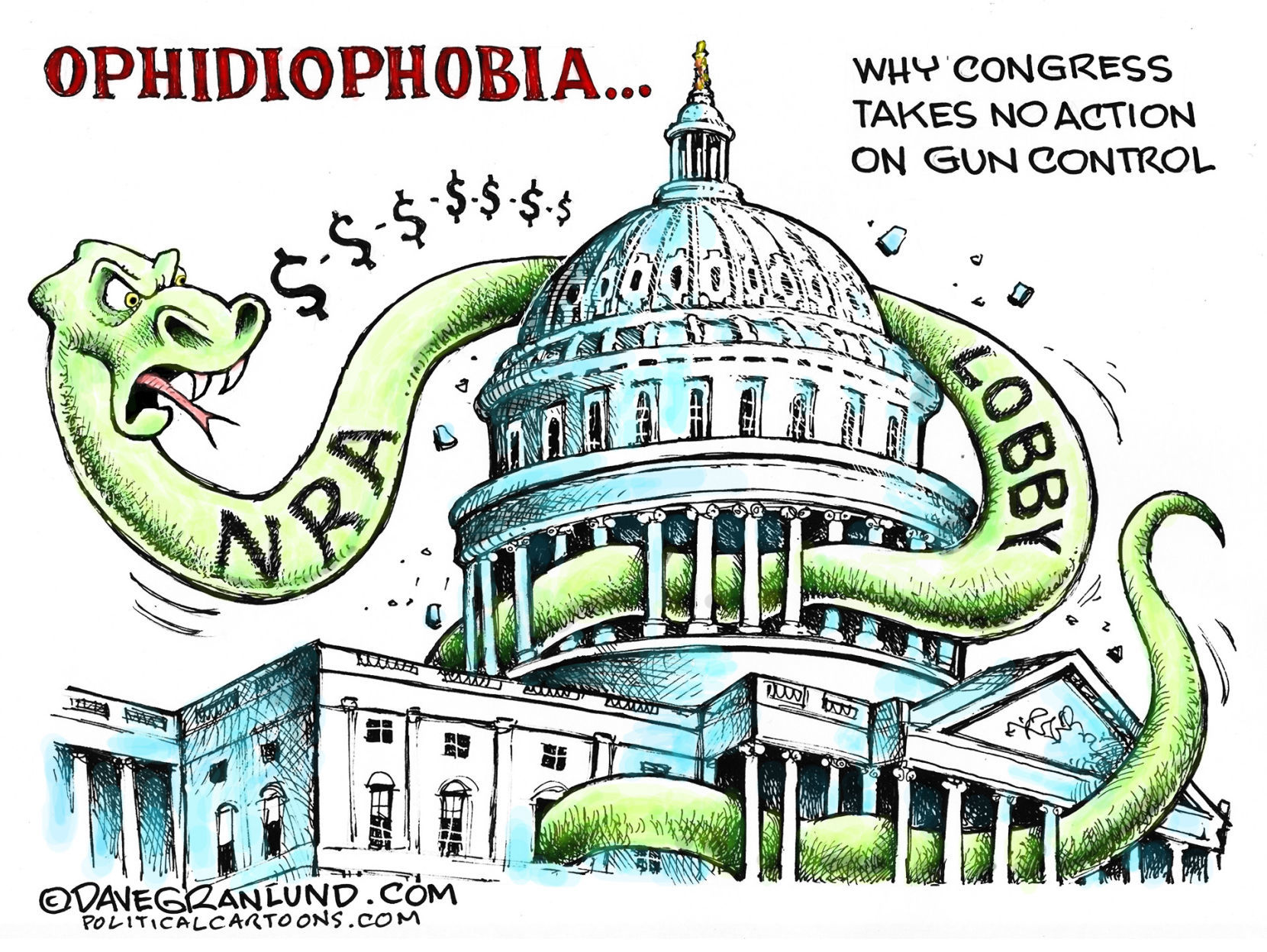 Congress and NRA by Dave Granlund, Politicalcartoons.com